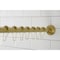 Kingston Brass SRK607 72-Inch Adjustable Shower Curtain Rod with Rings, Brushed Brass SRK607 - alternate 3